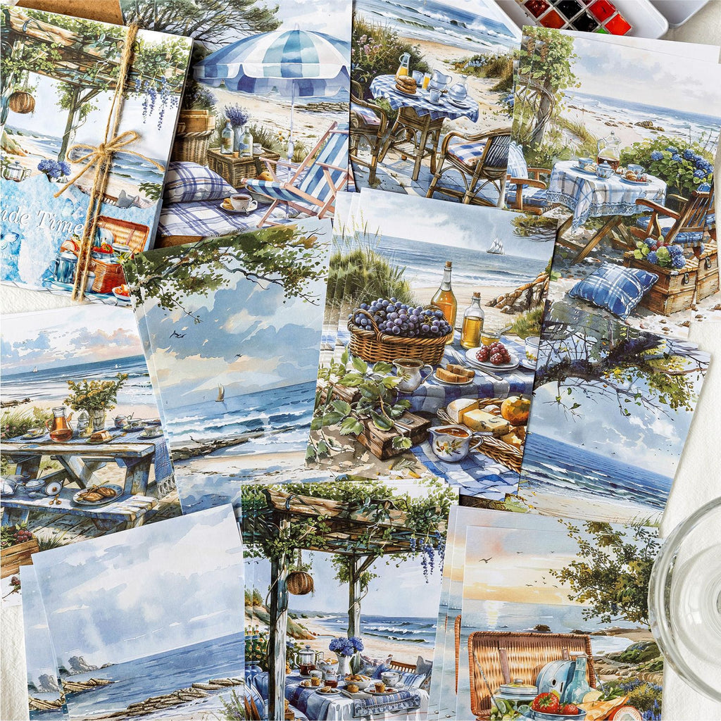 30 Sheests Camping Picnic Scrapbook Paper FYZR