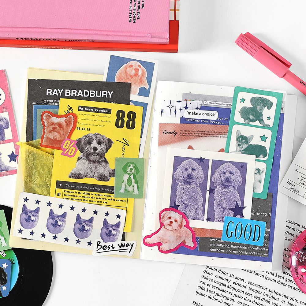 30 Pcs Creative Journal Stickers GTRD