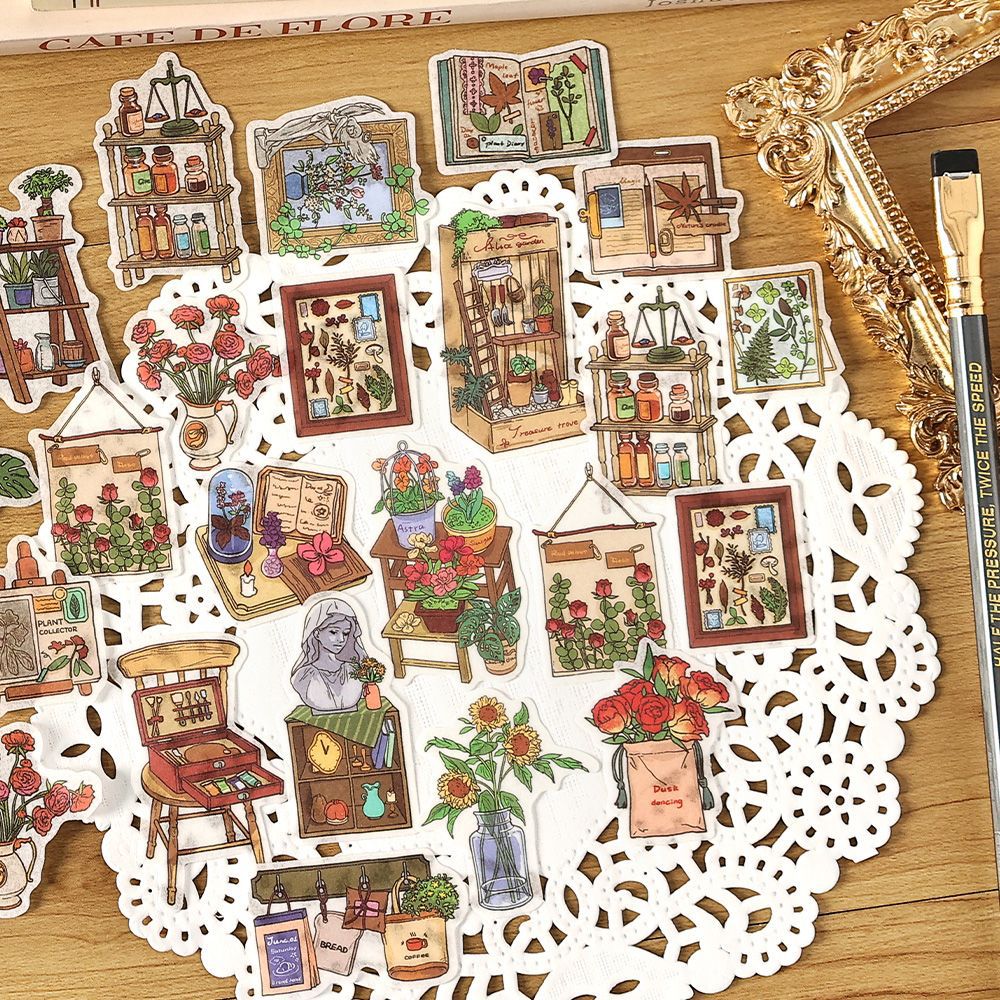 40 Pcs Home Life Washi Stickers HWXN