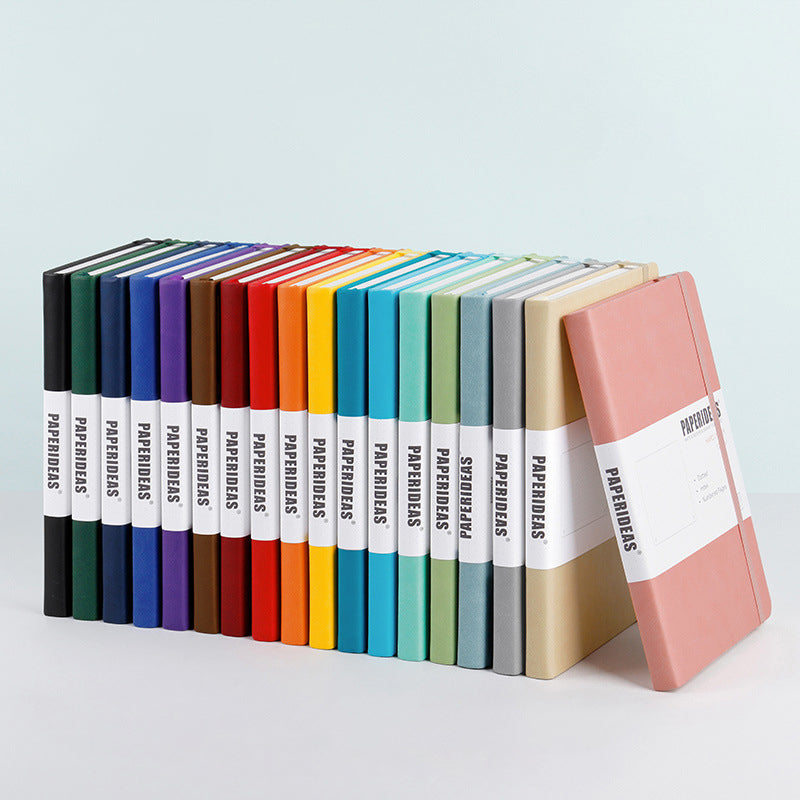 A5 Hardcover Solid Color Notebook, 94 Sheets