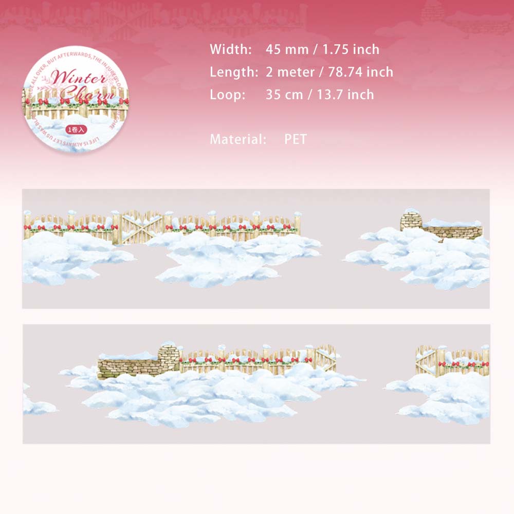 1 Roll Winter Landscape PET Tape DYAR
