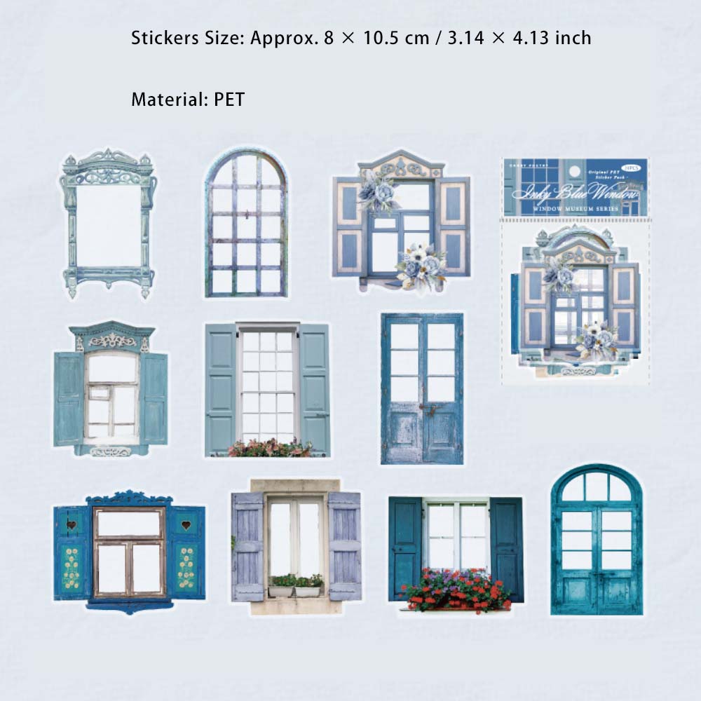 20 Pcs Winters Theme PET Stickers CHBWG