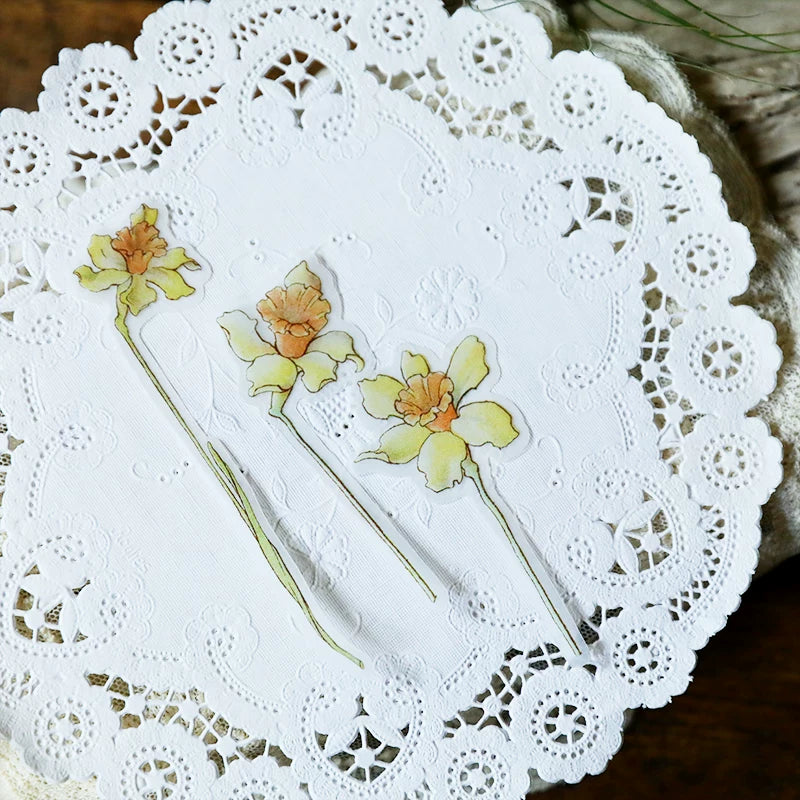 Vintage midsummer floral journaling stickers 10