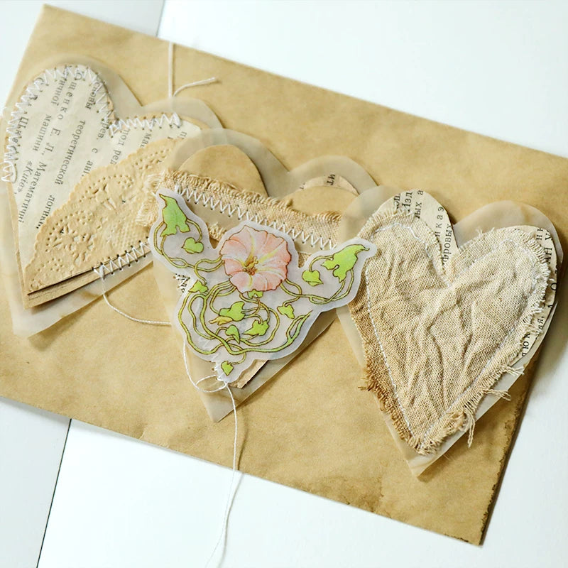 Vintage midsummer floral journaling stickers 3