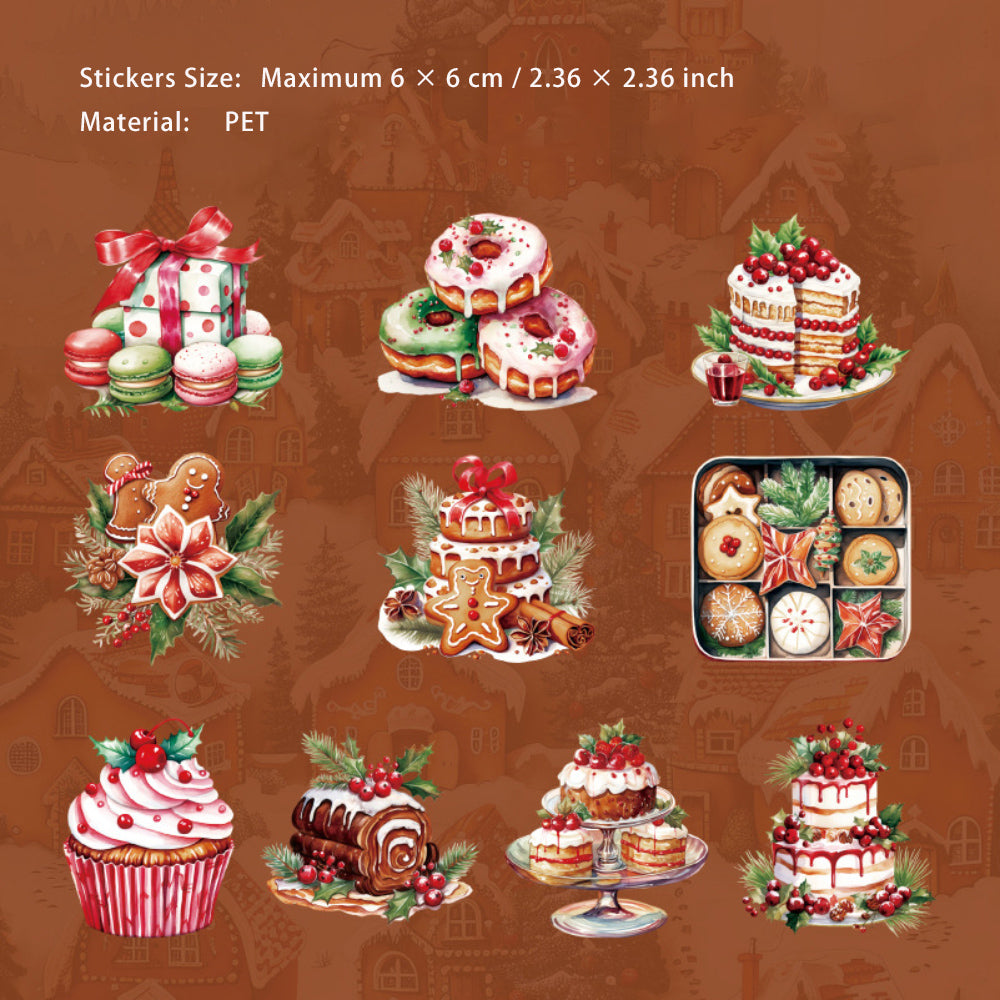 30 Pcs Christmas PET Stickers SDQMY