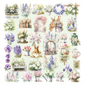 39PCS spring garden vellum scrapbook stickers