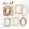 10 Pcs Antique Baroque Relief Frame Paper Pack - Medieval