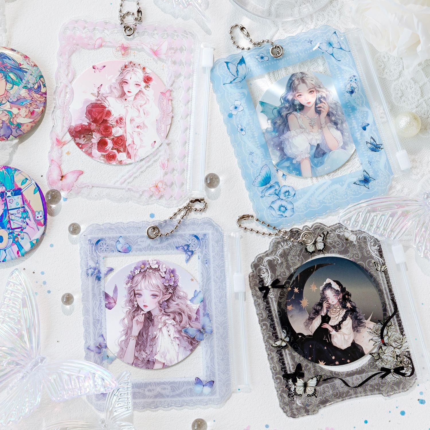 1 Pc Hangable Decorative PVC Card Bag DYXM