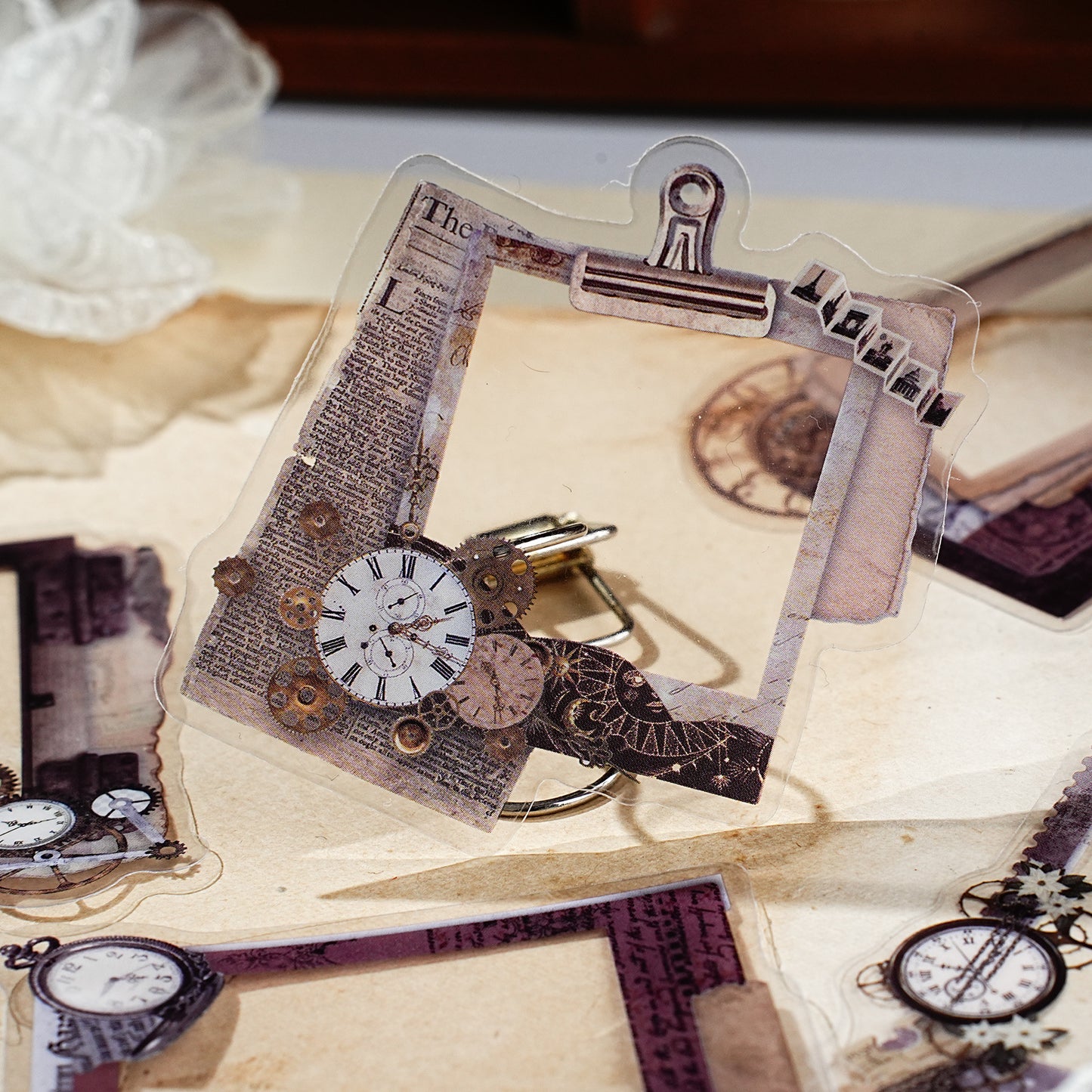 20 Pcs Vintage Frame PET Stickers FSYJ