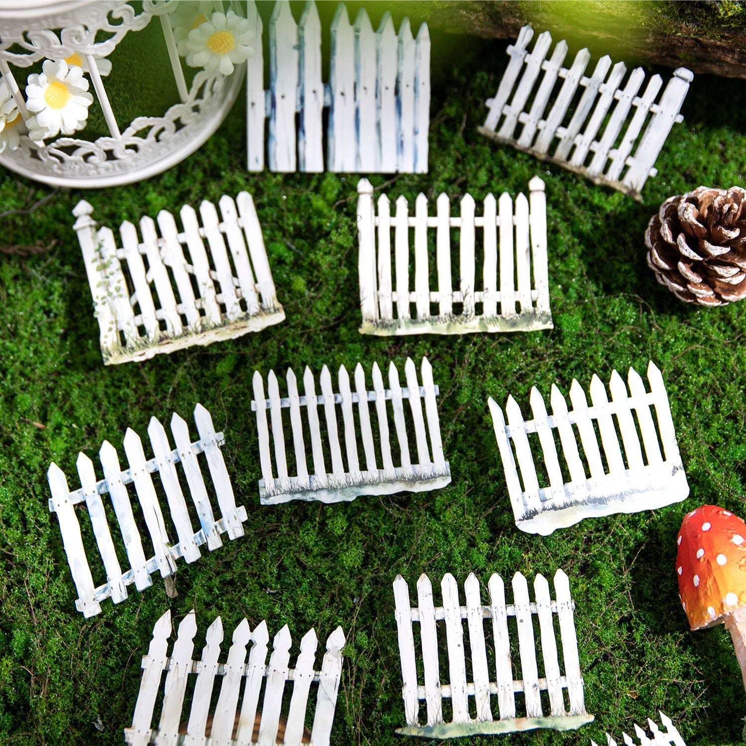 10 Pcs Garden Fence Stickers MSZY