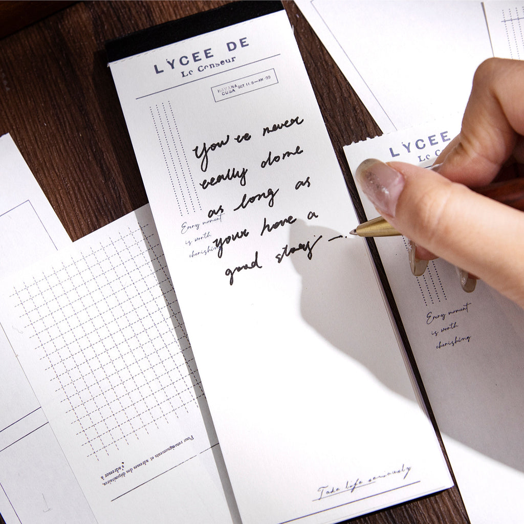 30 Pcs Pre-cut Vintage Notepad LLSRJ