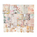 100PCS Vintage Garden Floral Journal Paper VMP19