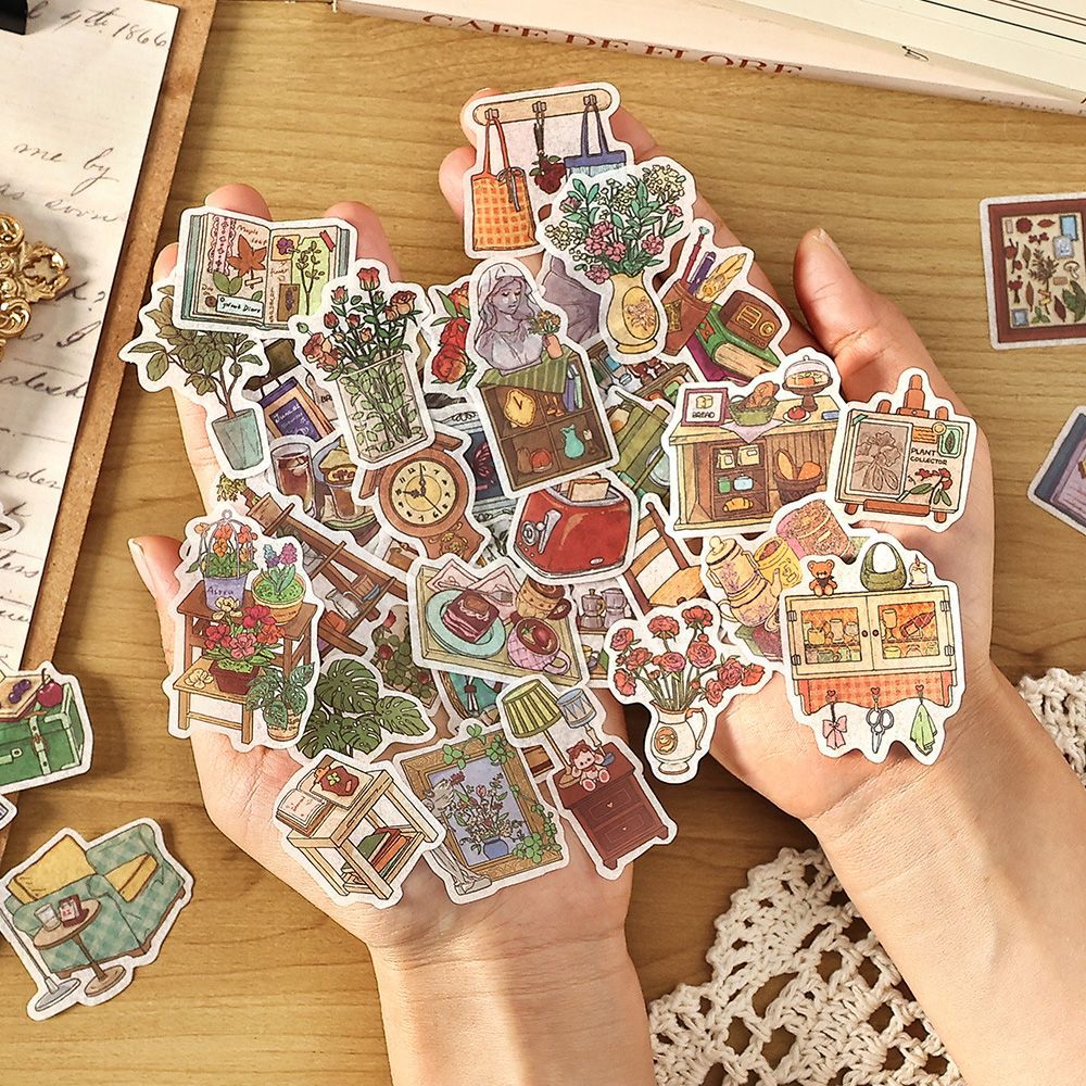 40 Pcs Home Life Washi Stickers HWXN