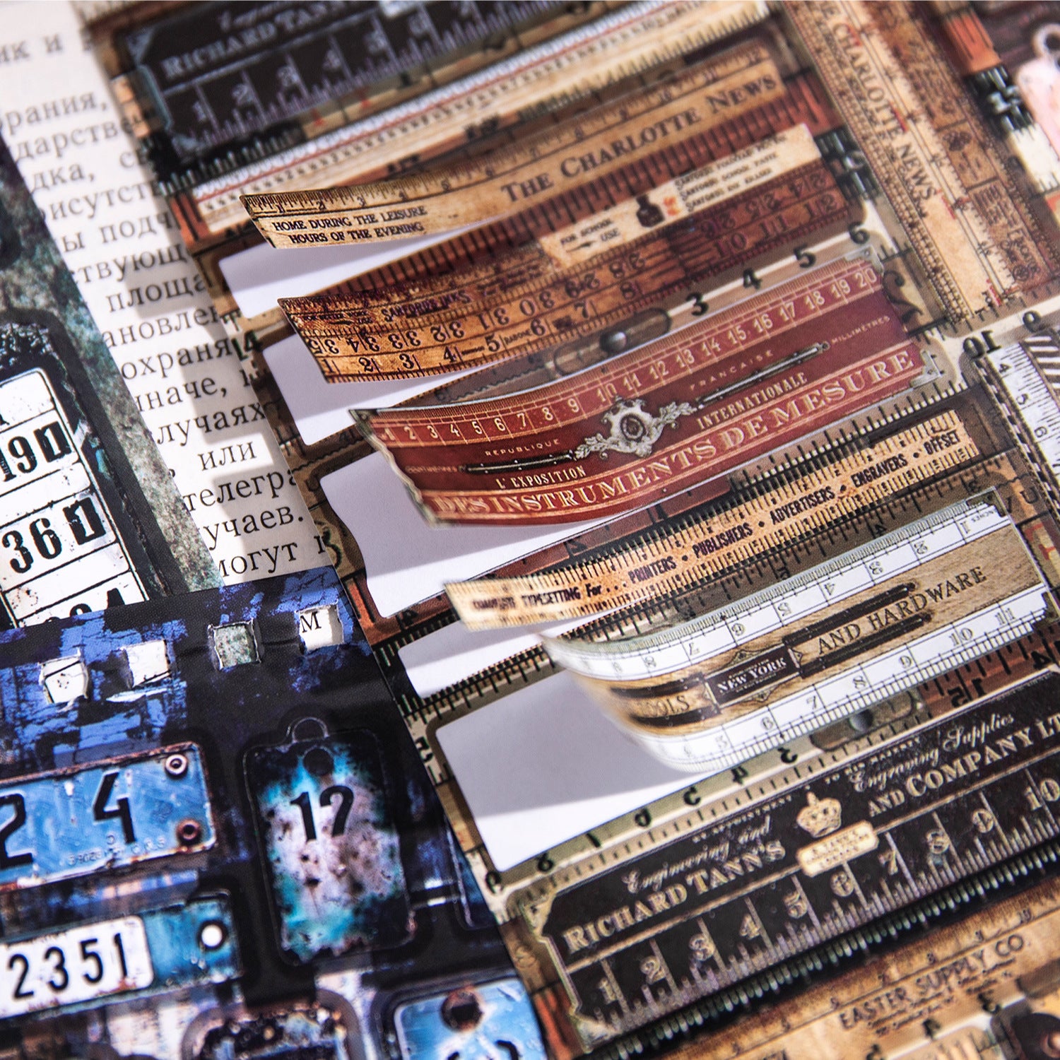 24 Sheets Vintage Lable Stickers TSBQ