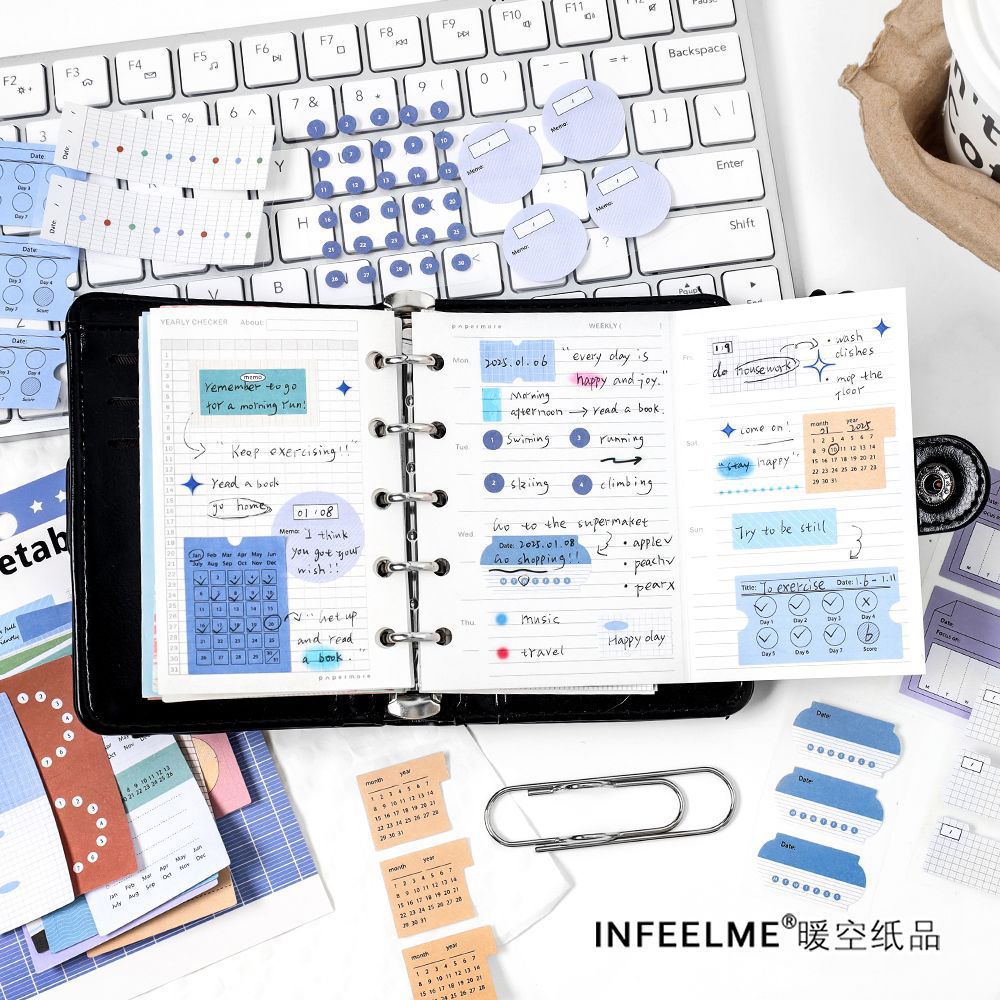 20 Pcs Creative Bullet Journal Stickers CHJLY