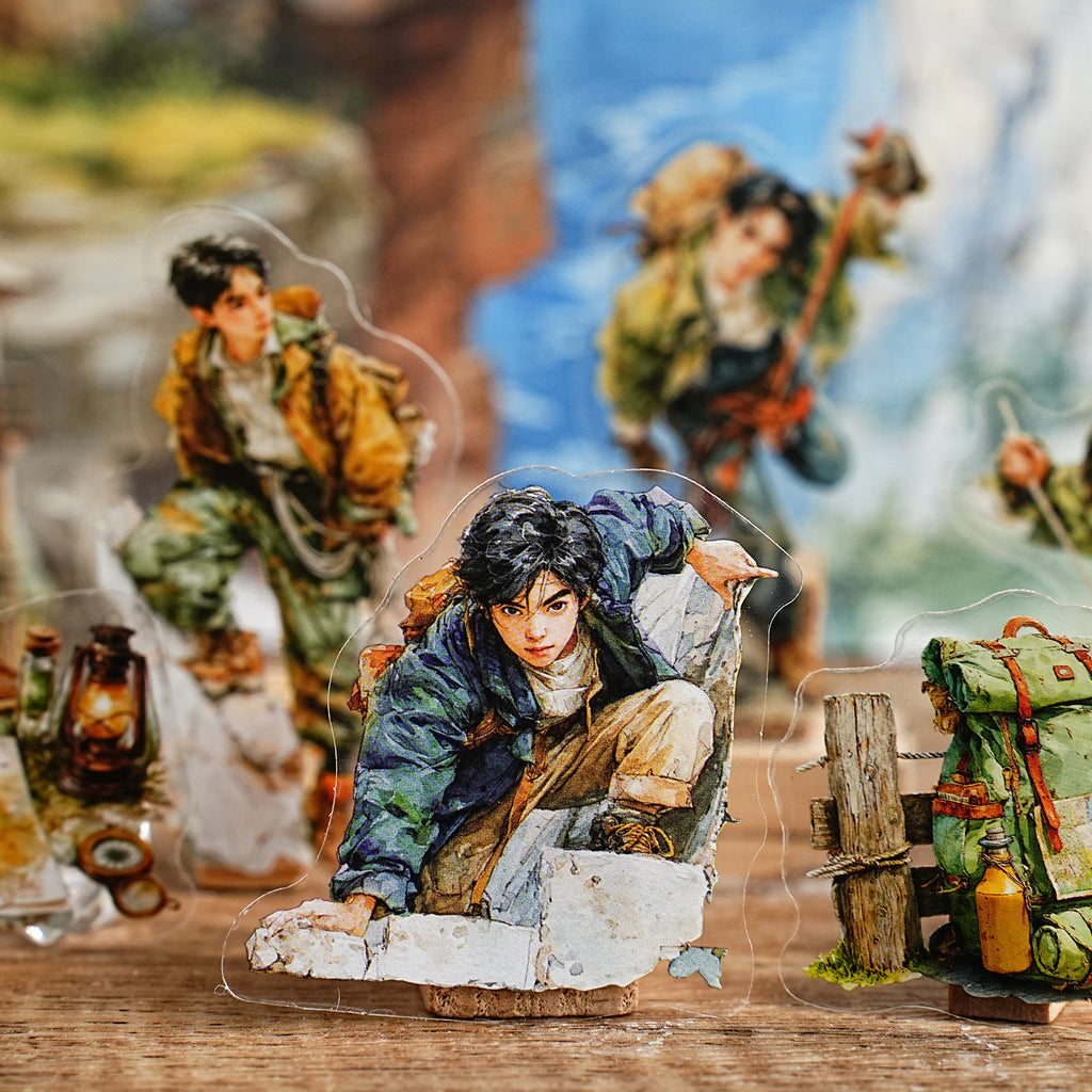 15 Pcs Outdoor Sports PET Stickers QYZT