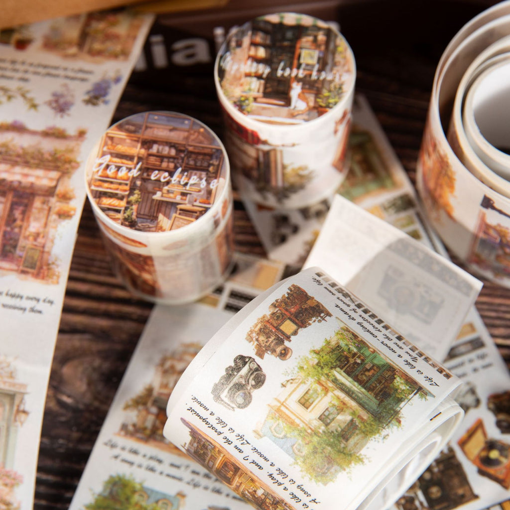 1 Roll Vintage Shop Mall Washi Tape KLXSG
