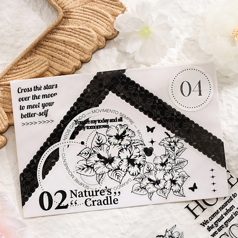 6 Roll Words Flower PET Tapes Set GTHP