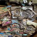 50 Pcs Wooden Themed Words Stickers ZJMY