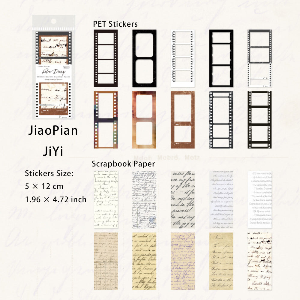 40 Sheets Floral Scrapbook Paper and Stickers MRPT