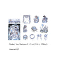 20 Pcs Glitter Lover Themed PET Stickers HDJS