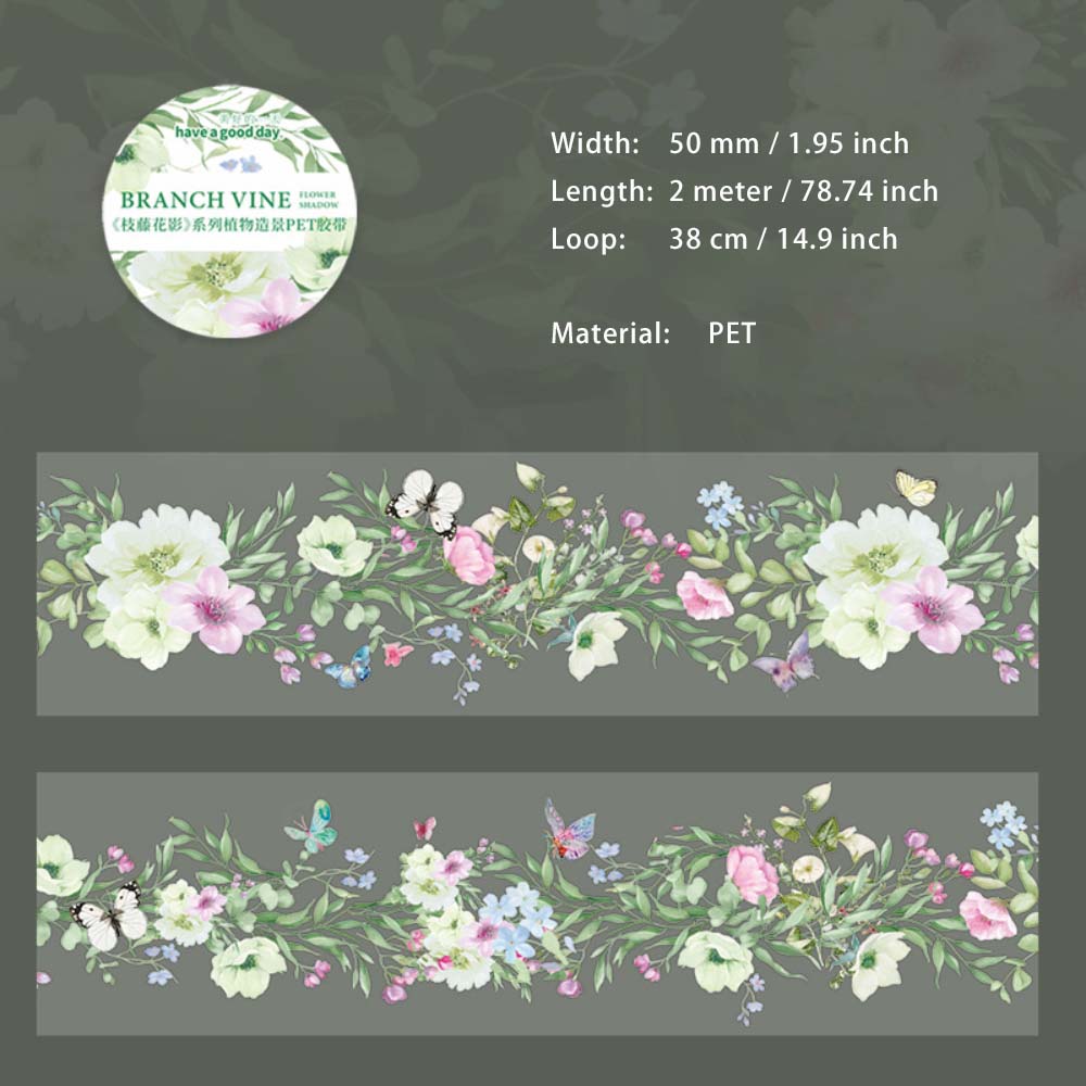 1 Roll Flower PET Tape ZTHY