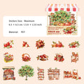 30 Pcs Fruit Shop PET Stickers FSGY