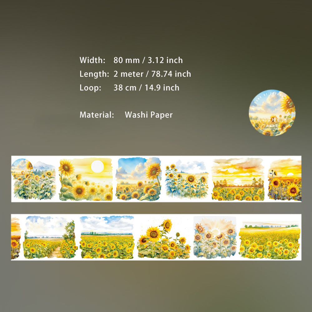 1 Roll Landscape Washi Tape WDMJZZ