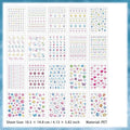 20 Sheet Cute Symbol PET Stickers Book XGDD