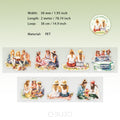 1 Roll PET People Stickers JBEX