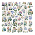 Translucent hydrangea vellum sticker product details