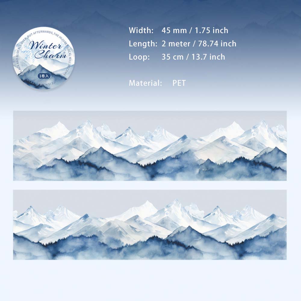 1 Roll Winter Landscape PET Tape DYAR