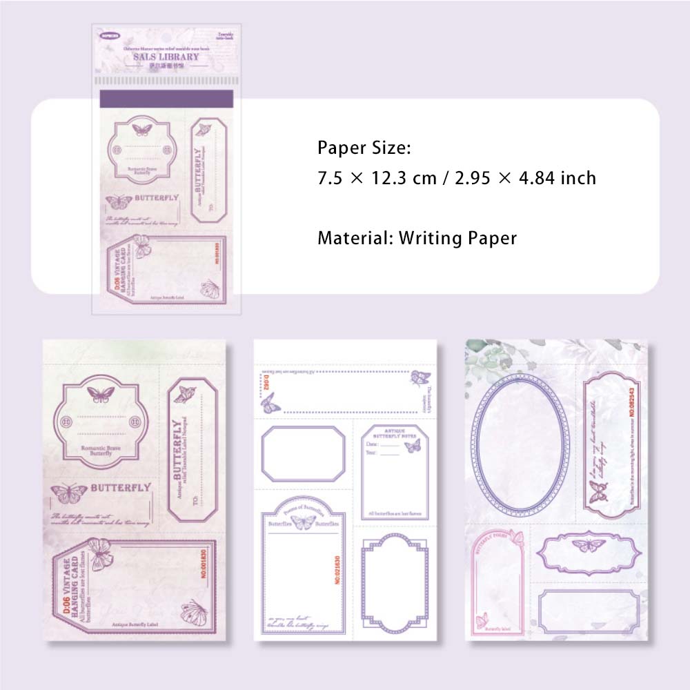 30 Sheets Pre-cut Notepad Paper ASBZY