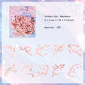 20 Pcs Flower Branches PET Stickers CYMY