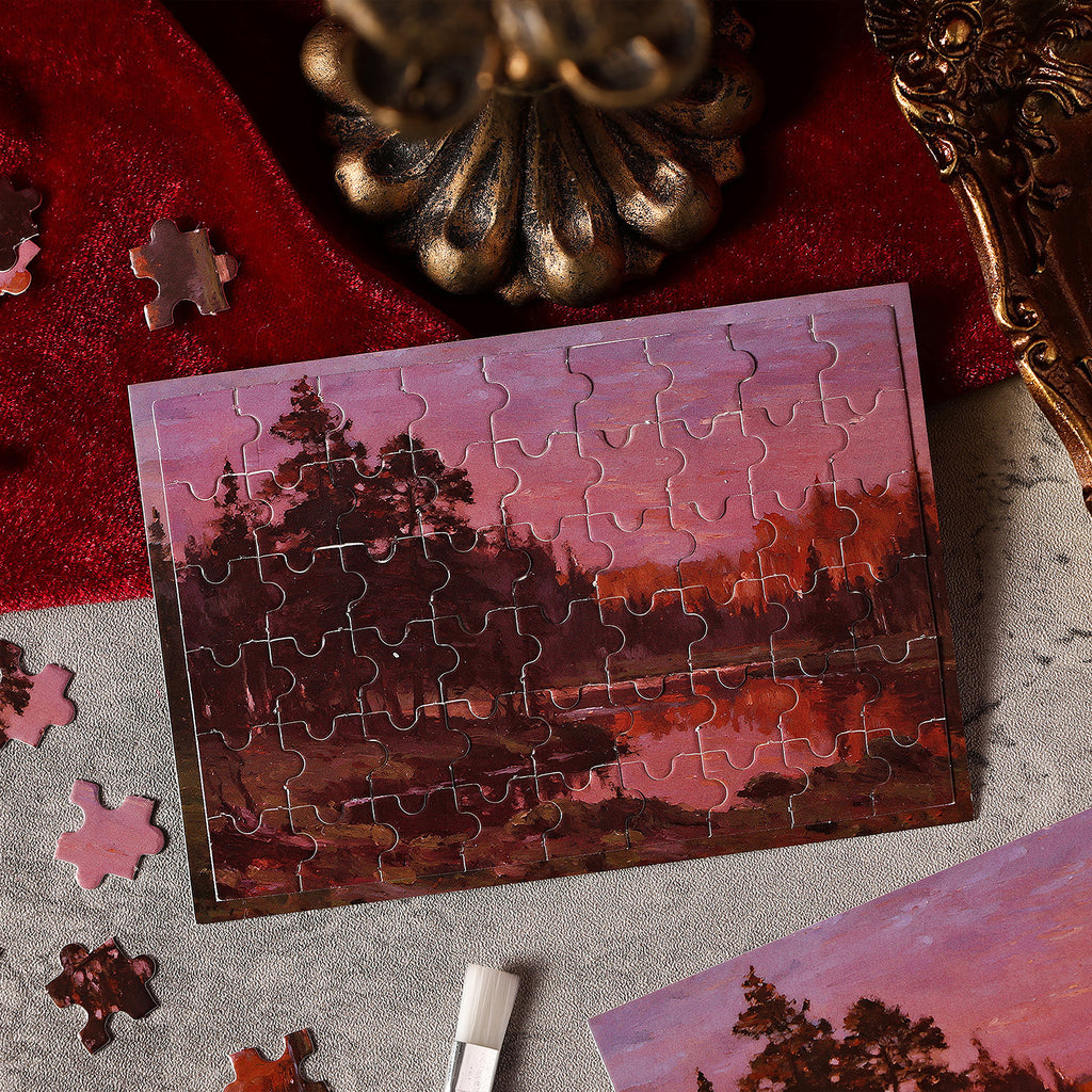 Monet's Art Themed DIY Puzzle Stickers MNYX