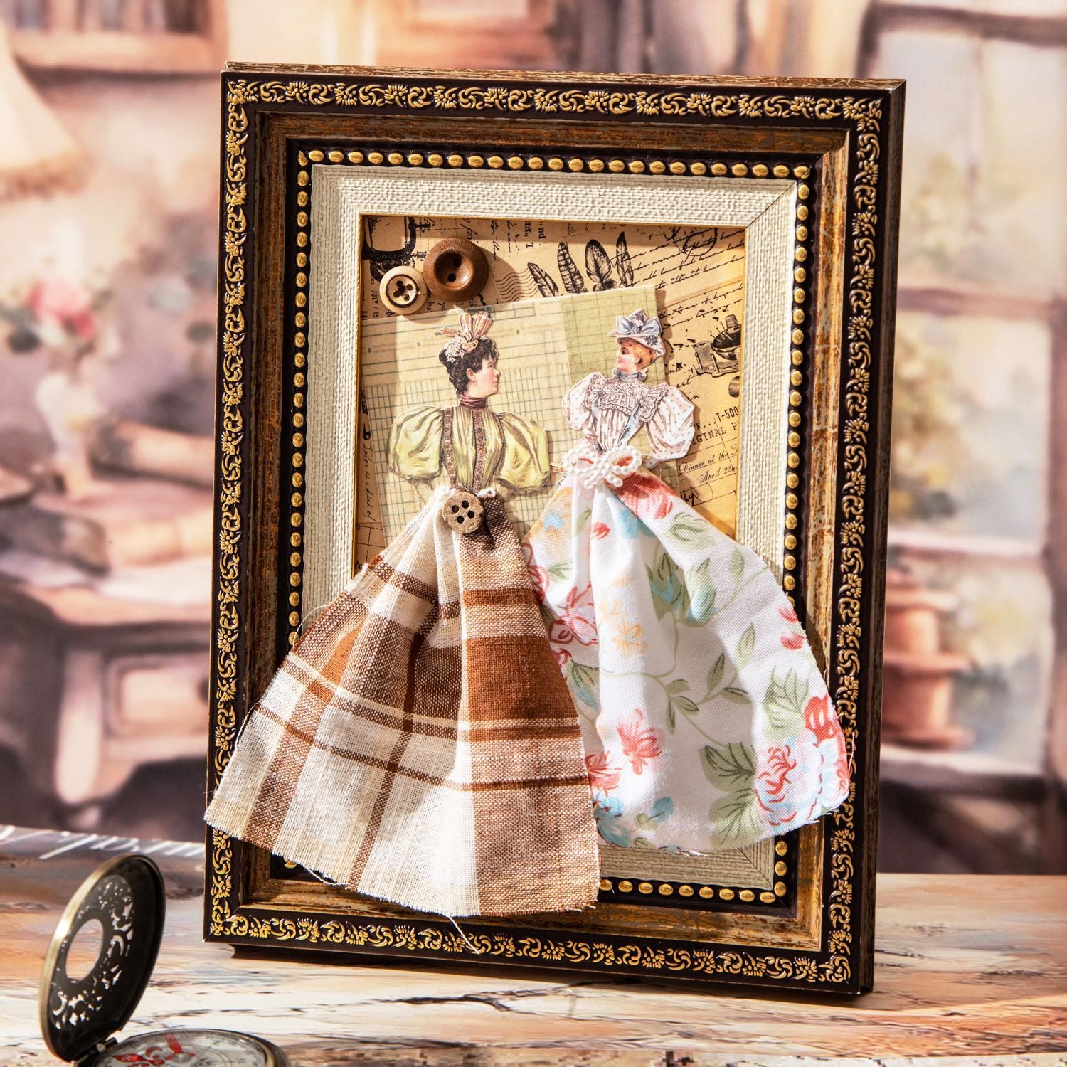 100 Pcs Classic Fashion Lady Stickers SDRC