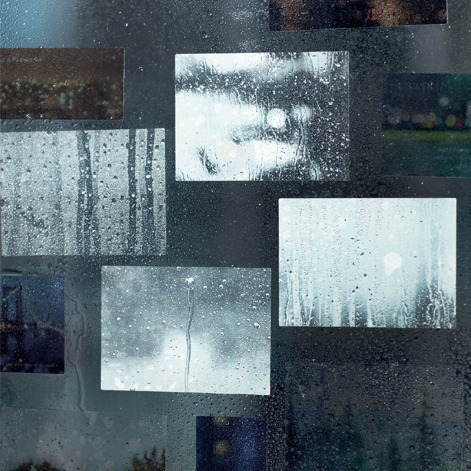 1 Roll Rainy Day Landscape PET Stickers Tape YJXL