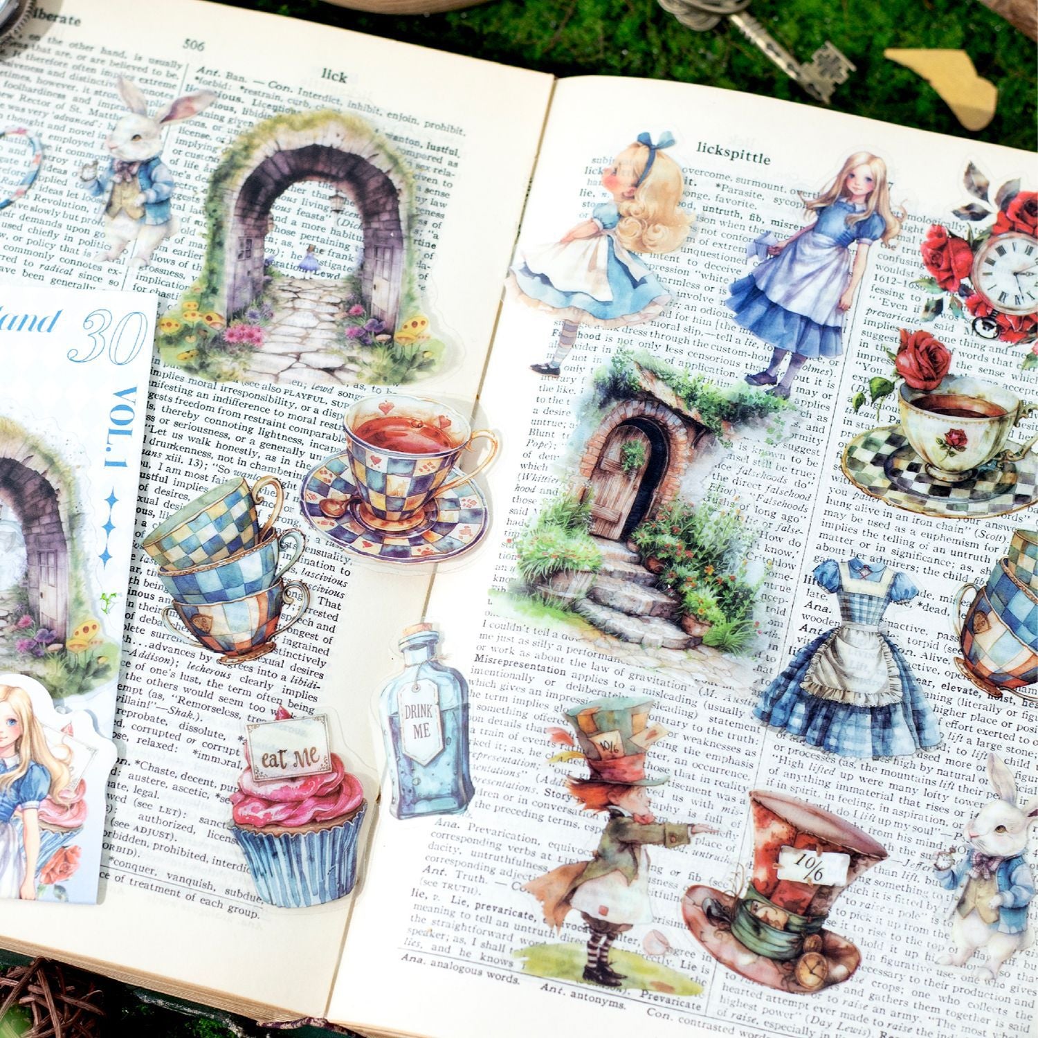 30 Pcs Fantasy Fairy Theme PET Stickers THHX