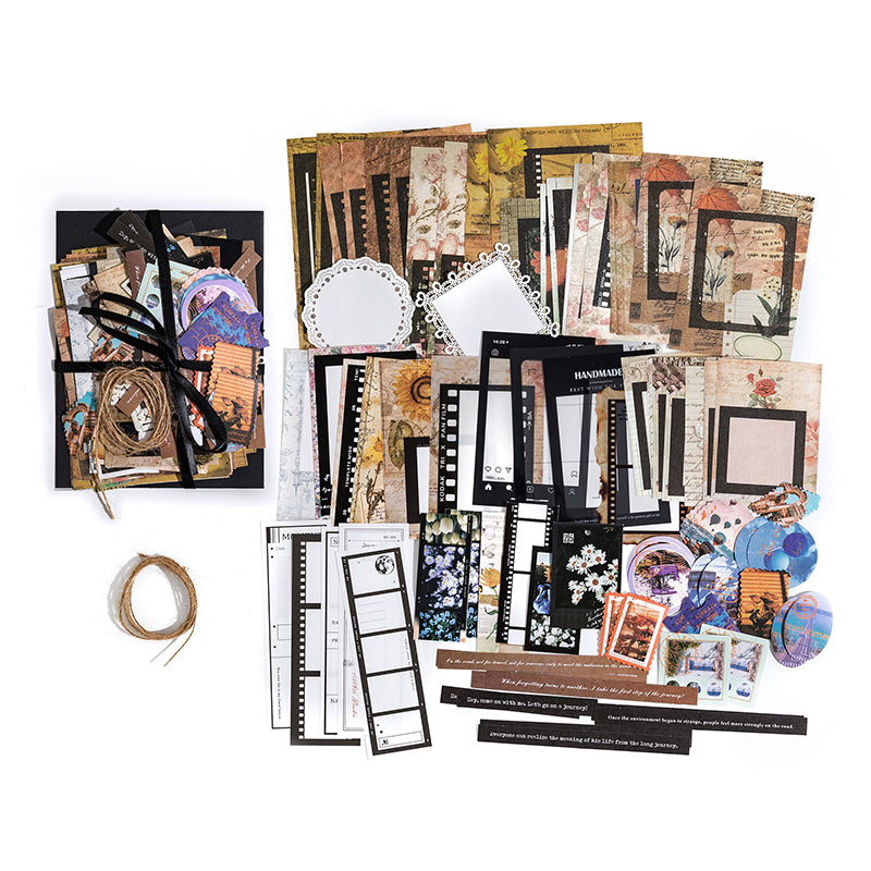 85 Pcs Movie Film Junk Journal Kit