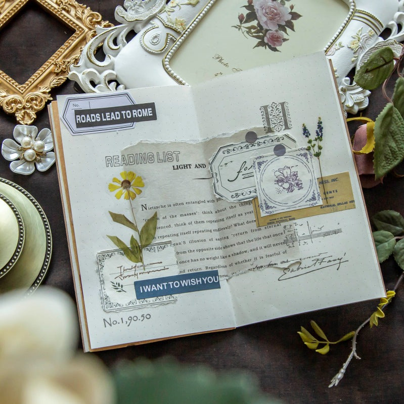 45 Sheets Vintage Notepad BZTZH