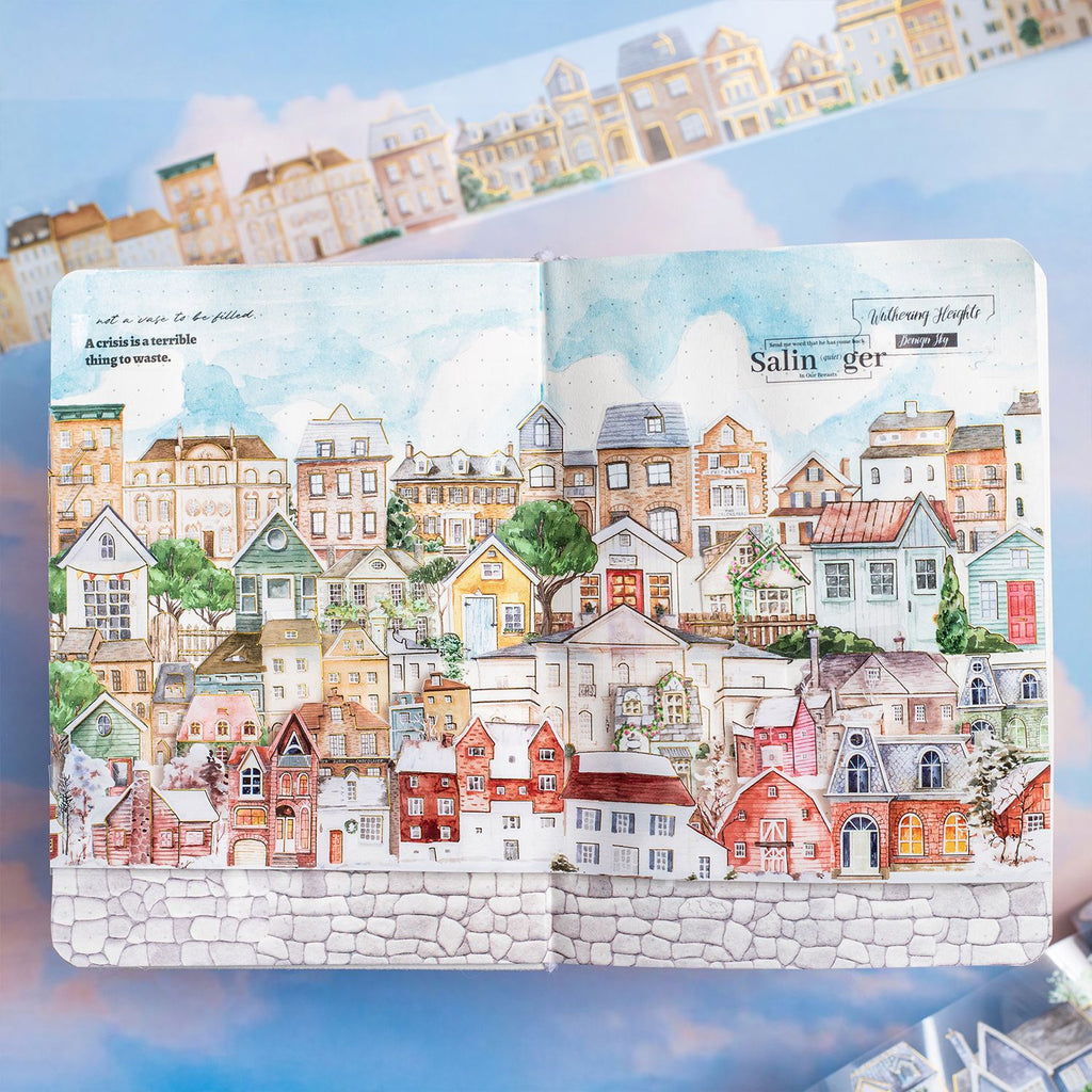 1 Roll House Town PET Tape XJXJ