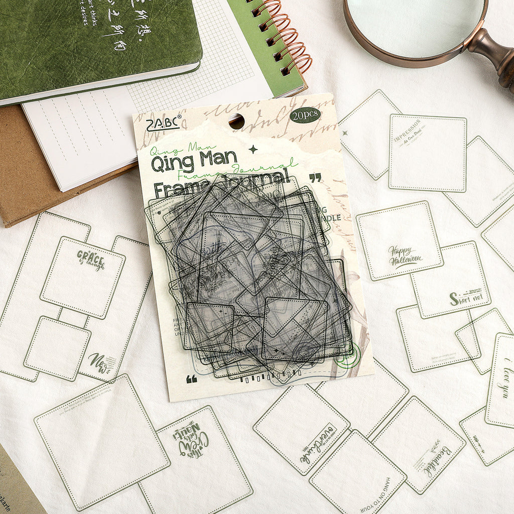 20 Pcs Geometric Themed Frame Stickers JYKJ