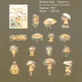15 Pcs Rainy Theme PET Stickers YXHK