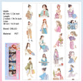 4 Rolls Fashion Girl PET Tapes Set WRSY