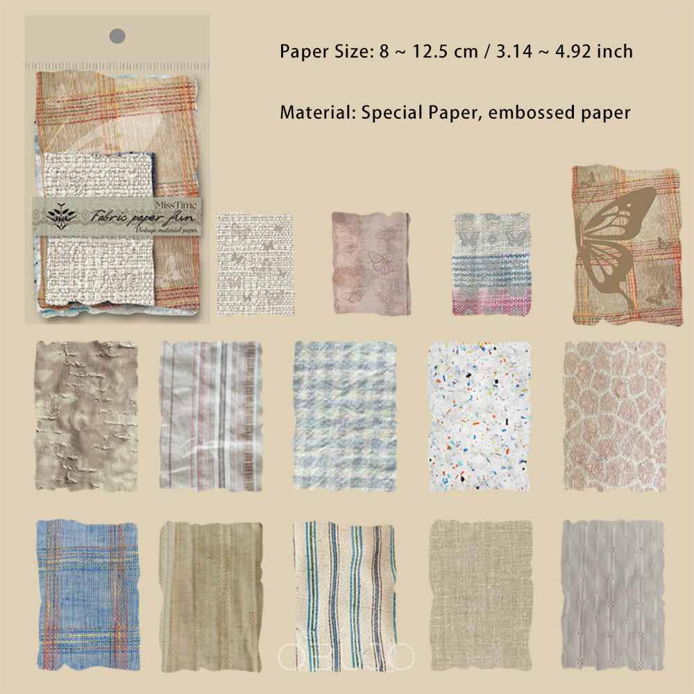 28 Pcs Embossed Paper and Scrapbook Paper BYZQ