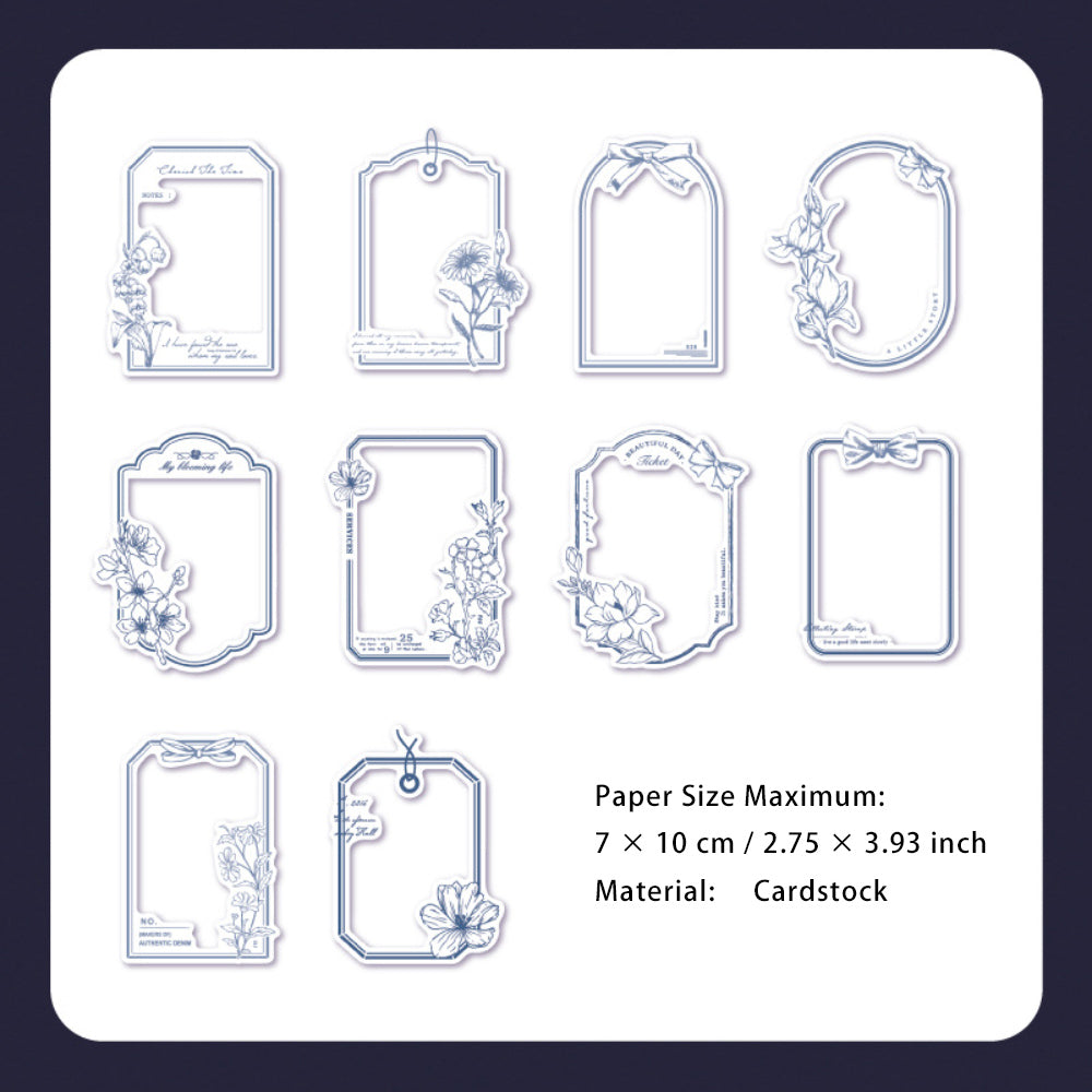 30 Pcs Cutout Frame Cardstock Paper MCSF