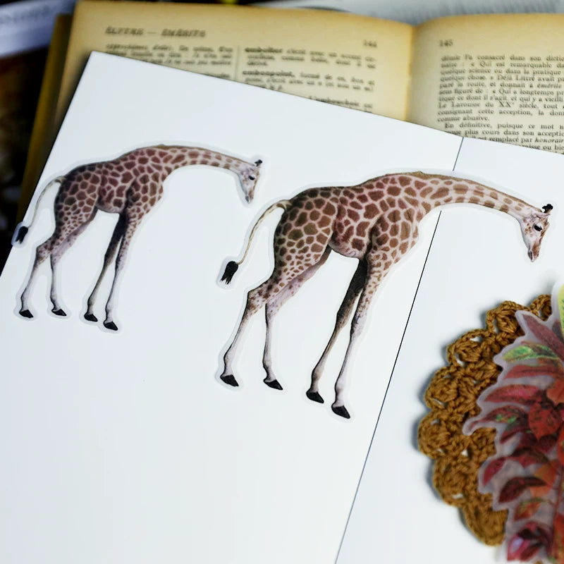 Vintage nature peel and stick scrapbook assortment