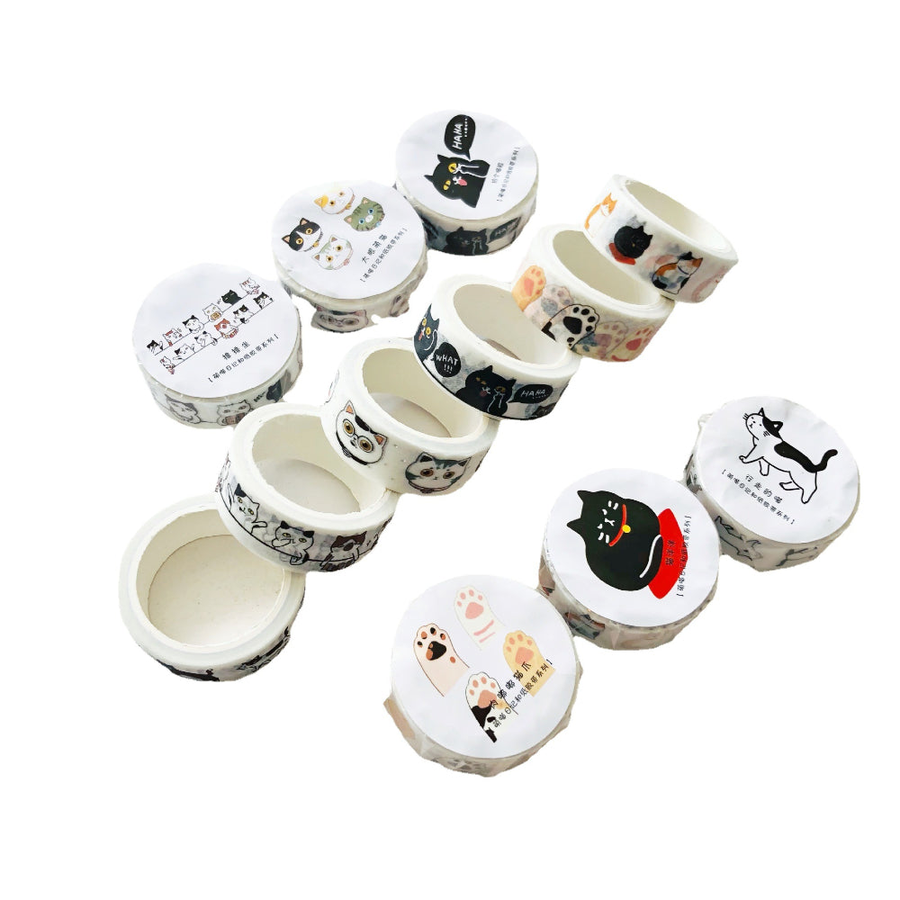 1 Roll Cut Cat Washi Tape  WKMM