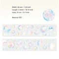 1 Roll Diecut Bubble PET Stickers Tape PFPP