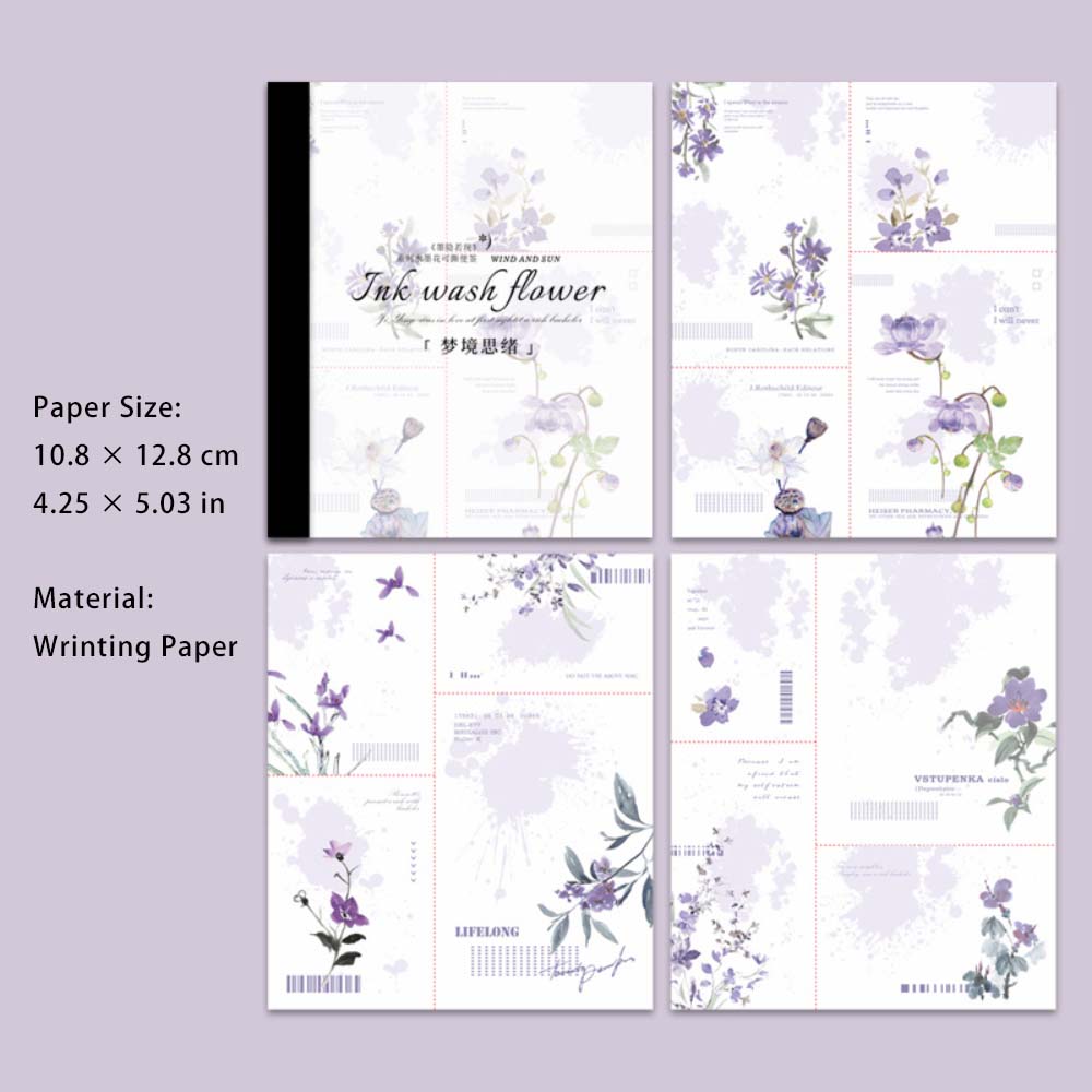 15 Sheets Die-cut Notepad Paper Book MYRX